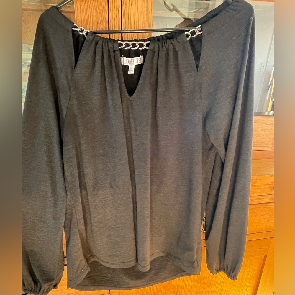 Jennifer Lopez black women’s long sleeve